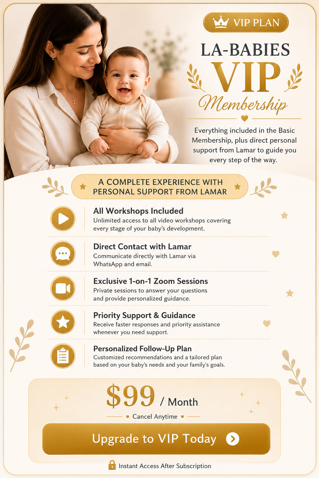 LA Babies VIP Membership